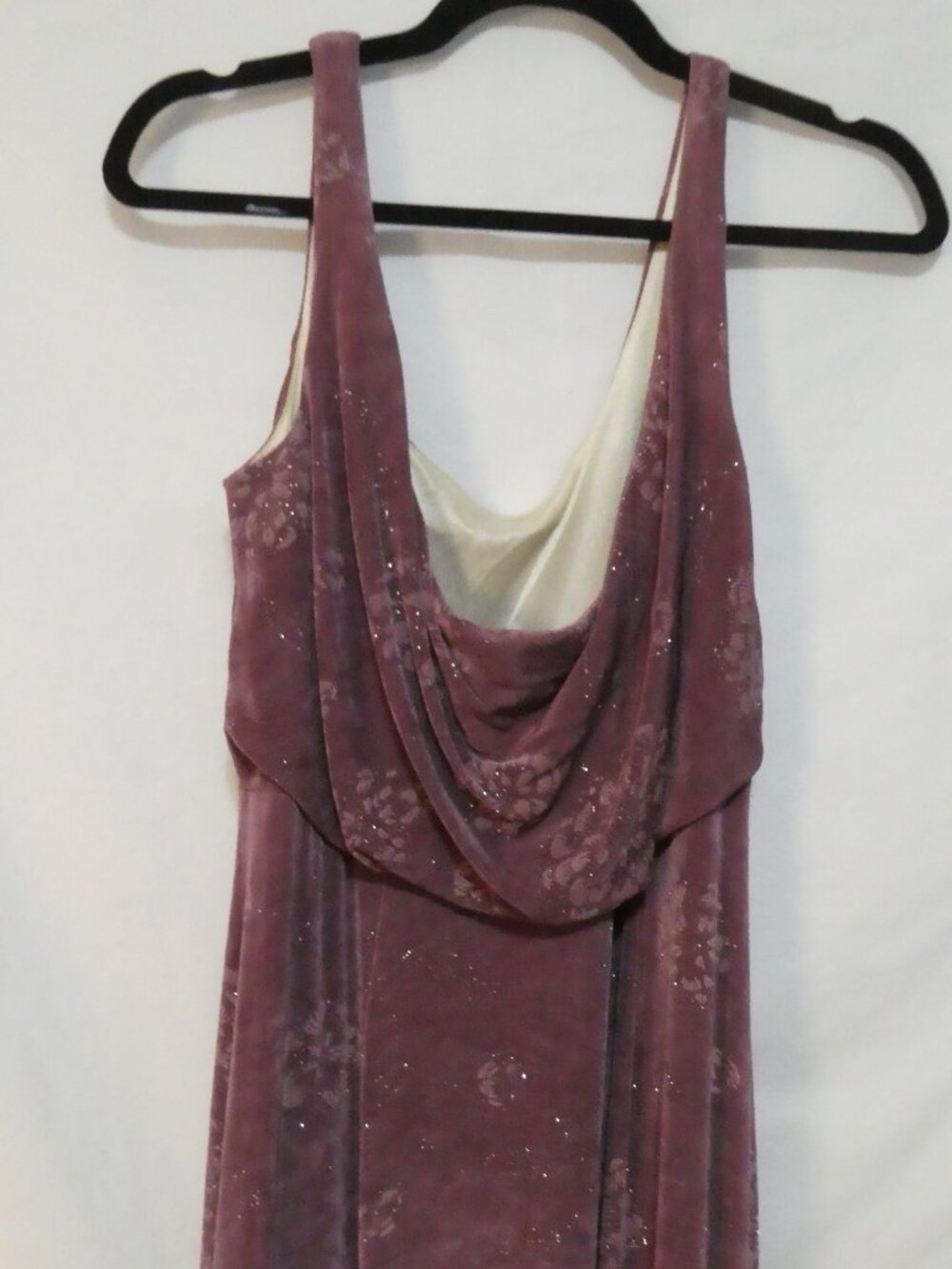 J KAUR COLLECTION By Barketti Purple Floral Maxi Dress - Size 12 - Picture 13 of 16